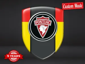 Pontiac Autoembleme Sportlich Hochwertig Minimalistisch